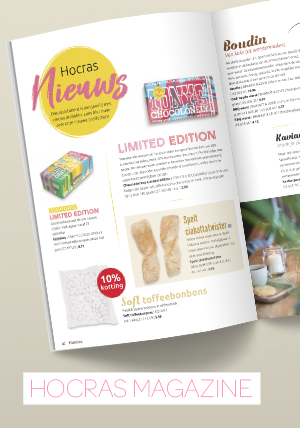 Grafisch ontwerp voor Hocras magazine